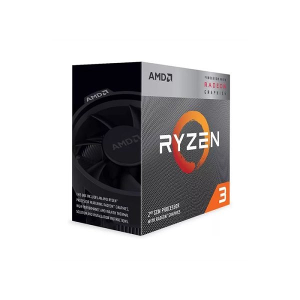 AMD Ryzen 3 2nd Gen 3200G with Radeon Vega 8 Graphics, 4 Cores, 4 Thread