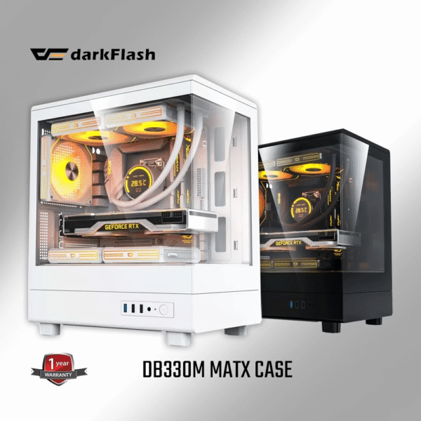 Darkflash DB330M M-ATX Desktop PC Case MATX Chassis