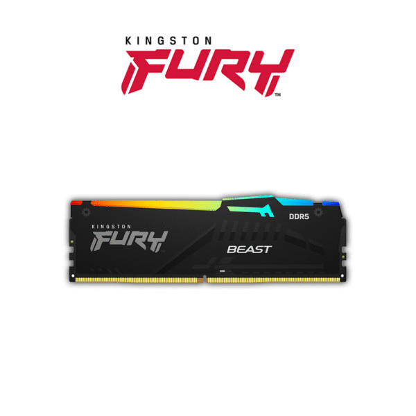 Kingston Fury Beast RGB DDR5 8GB | 16GB | 6000MHz RAM