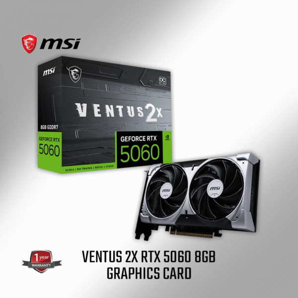MSI GeForce RTX 5060 8GB VENTUS 2X OC Graphics GPU Video Card