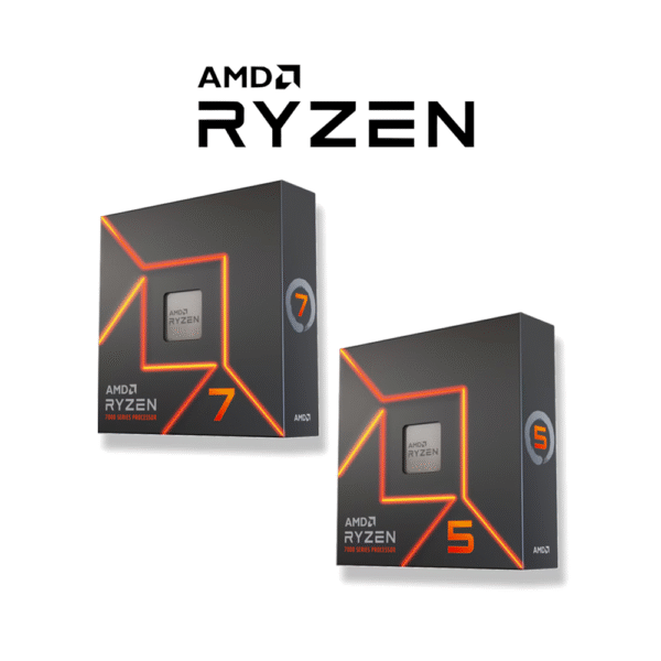 AMD Ryzen 5 7500F | 7600 | 7600X | Ryzen 7 7700 | 7700X | 7800X3D AM5 CPU Processor