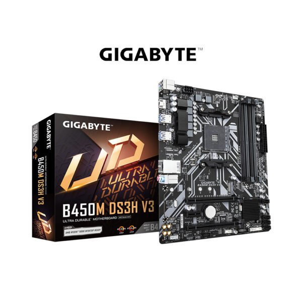 Gigabyte B450M DS3H V3 AM4 (rev. 1.5) DDR4 Motherboard