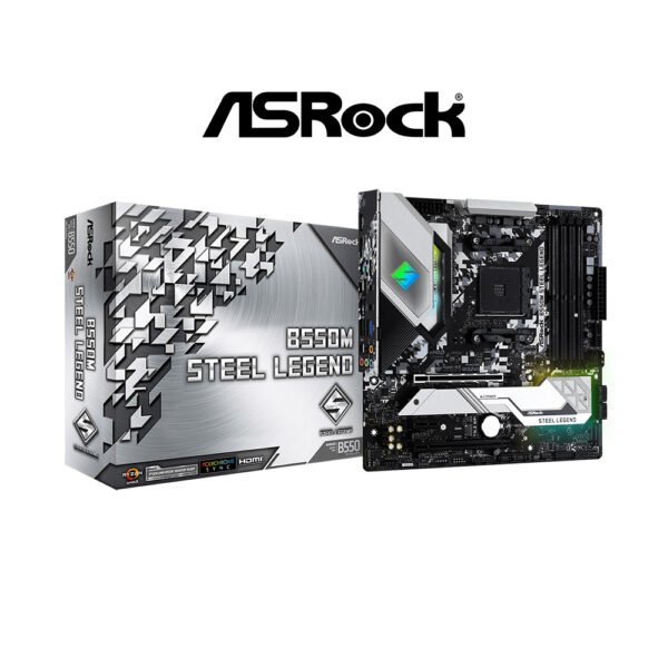 Asrock B550M Steel Legend Micro ATX Motherboard