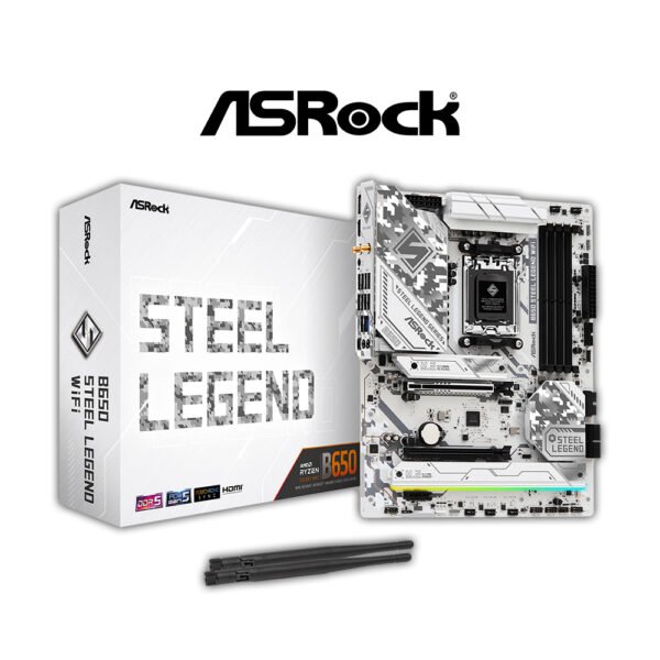 ASRock B650 Steel Legend WiFi ATX Motherboard AM5