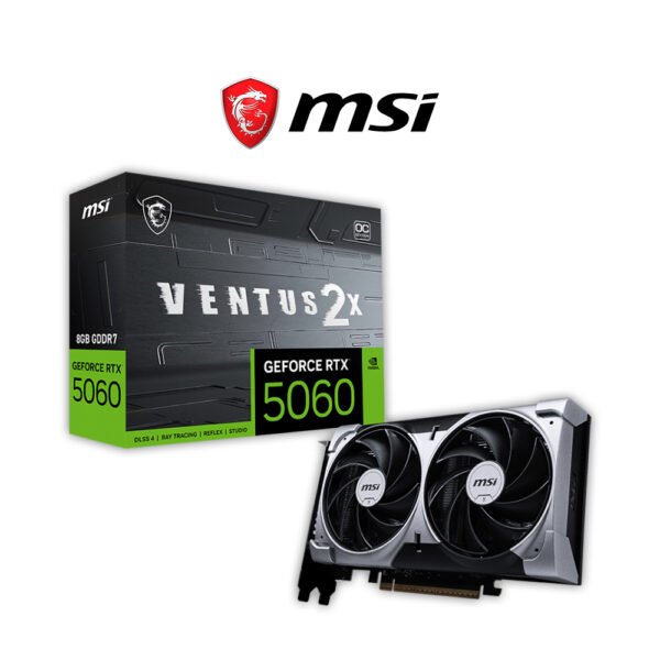 Msi GeForce RTX 5060 VENTUS 2X OC 8Gb Graphics Card
