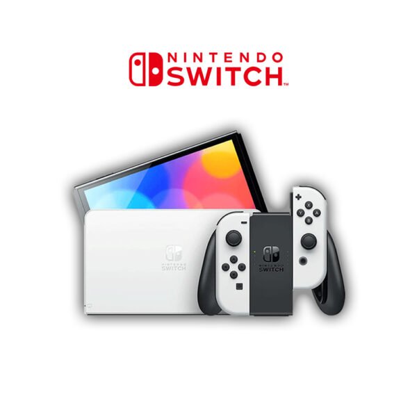 Nintendo Switch OLED with Joy Con White Console