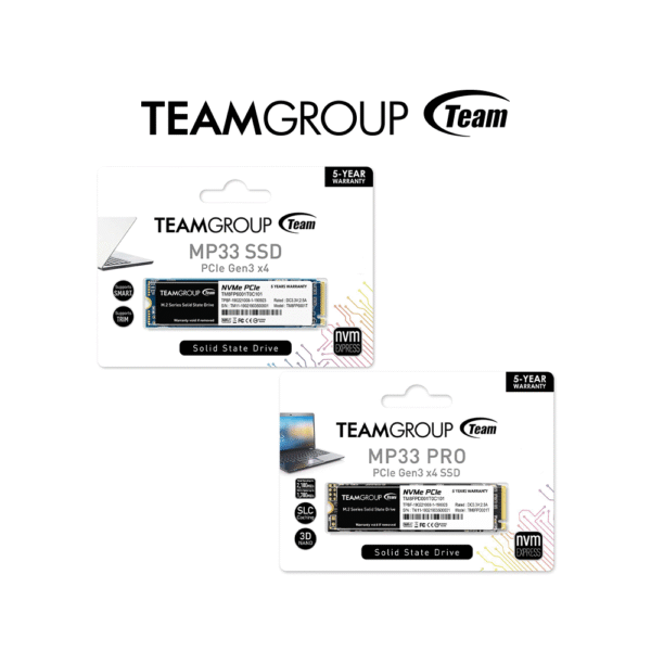 Teamgroup MP33 | MP33 PRO 256GB | 500GB | 1TB NVME M.2 Gen3 SSD Storage