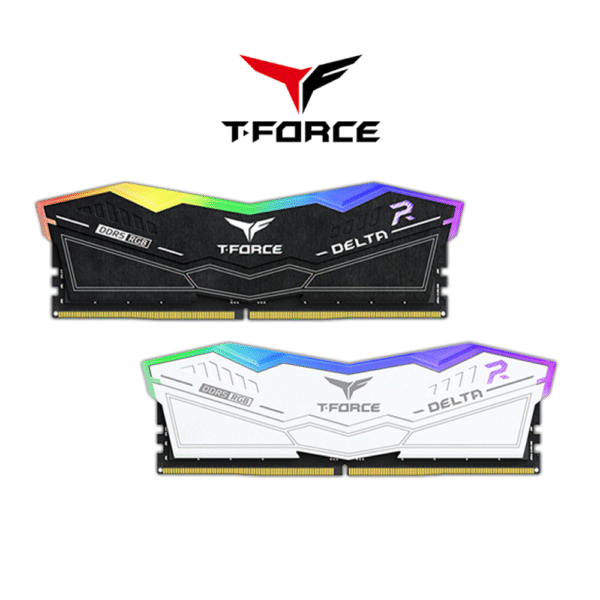 Teamgroup TForce Delta RGB DDR5 32GB | 64GB | 5600MHz | 6000MHz | 6400MHz Black White RAM
