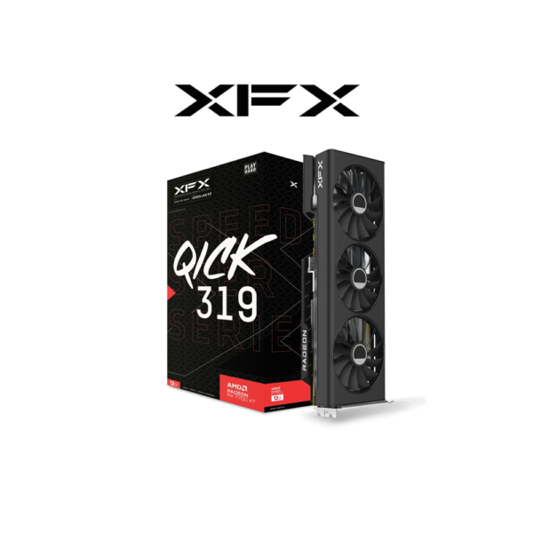 XFX RADEON RX 7700XT QICK 319 12GB GPU Video Card