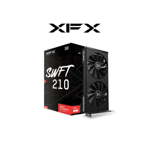 XFX RADEON RX 7600 SWIFT CORE 8GB GPU Video Card
