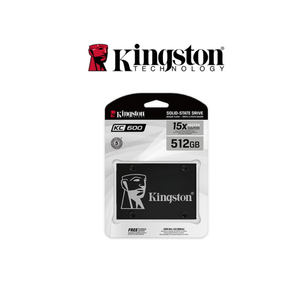 Kingston KC600 512GB 2.5" SATA SSD Storage