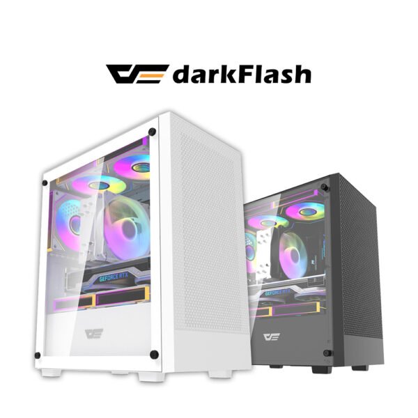 Darkflash M305 Black | White Micro ATX MATX PC Case