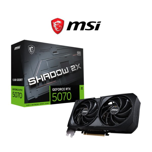 MSI GeForce RTX 5070 12G SHADOW 2X OC Graphics Card