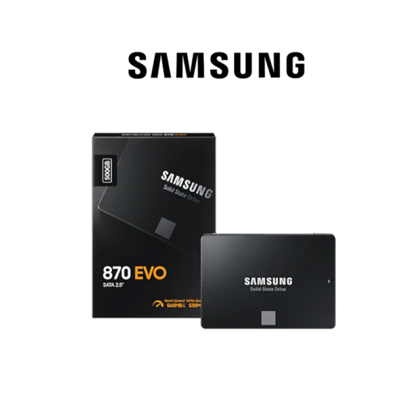 Samsung 870 EVO 500GB 2.5" SATA SSD Storage