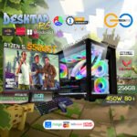 AMD Ryzen 5 5500GT Desktop PC With 19″ Monitor PC Build