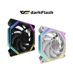 Darkflash Infinity 34 INF34 3 in 1 Kit | Single Fan Black | White Case Fan