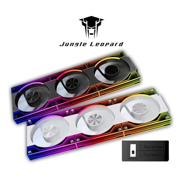 Jungle Leopard Interstellar V3 3in1 Block Phantom ARGB White | Black Case Fan