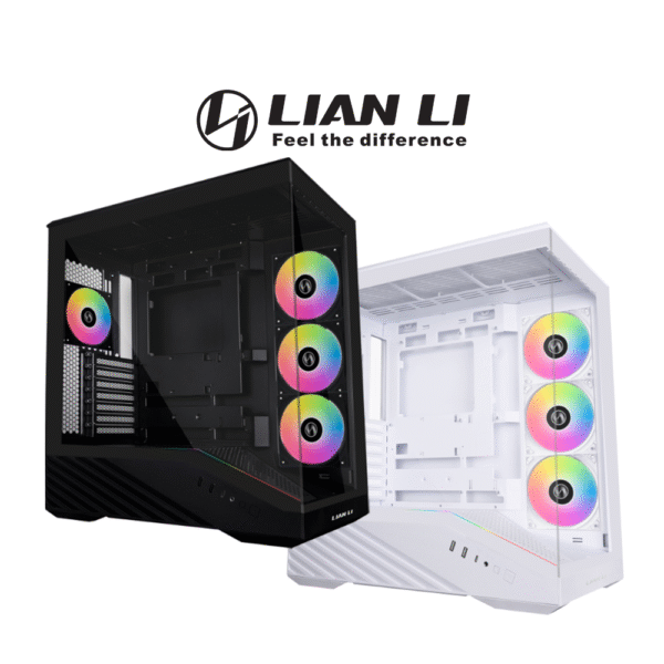 Lian Li Vector V100 w/ Light Strip w/ & w/o RGB Fans Black | White