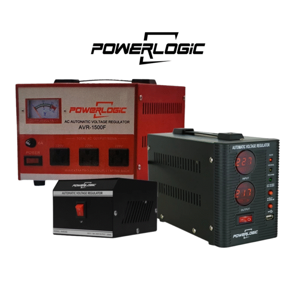 PowerLogic AVR 500W | 1000W | 1500W 60hz Automated Voltage Regulator AVR
