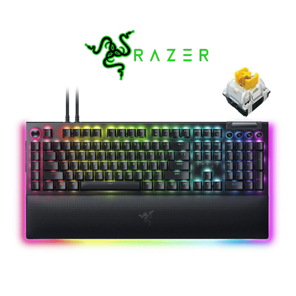 Razer Blackwidow V4 PRO Yellow Switch Mechanical Gaming Keyboard