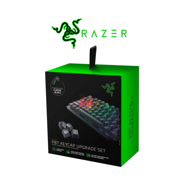 Razer PBT Keycap Upgrade Set Black Keycaps