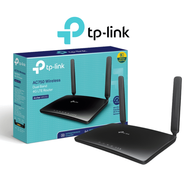 TP-Link Archer MR200 AC750 Wireless Dual Band 4G LTE Router