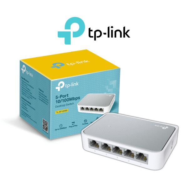 TP-Link TL-SF1005D 5-Port 10/100Mbps Desktop Switch