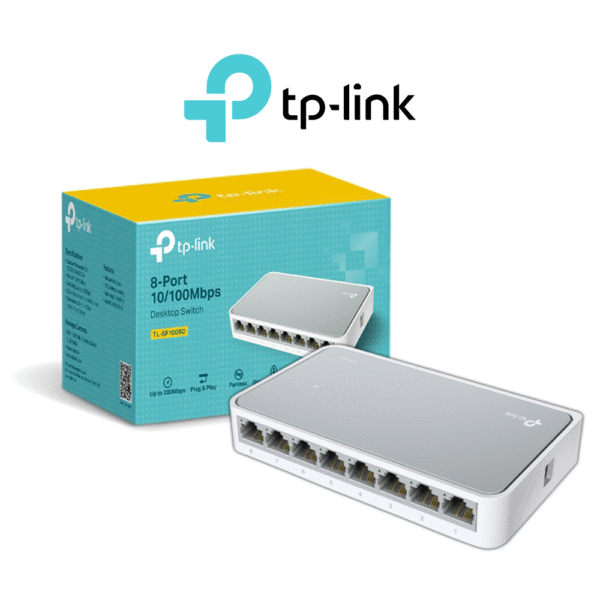 TP-Link TL-SF1008D 8-Port 10/100Mbps Desktop Switch