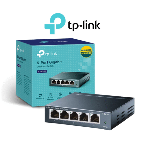 TP-Link TL-SG105 5-Port 10/100/1000Mbps Desktop Switch