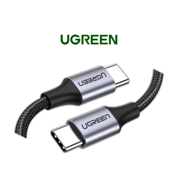 UGREEN USB-C 2.0 Male To USB C 2.0 Male US261 / 50150 3A Black Data Cable 1m