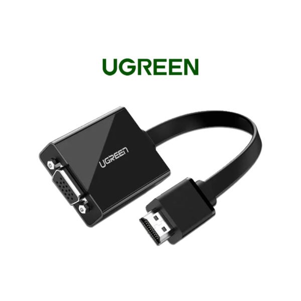 UGREEN MM103 HDMI to VGA Converter w/ 3.5mm 25cm Stereo Audio Adapter 40248