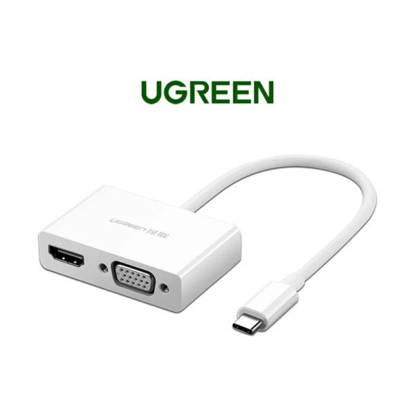 UGREEN MM123 USB Type C to HDMI & VGA Converter Adapter 30843