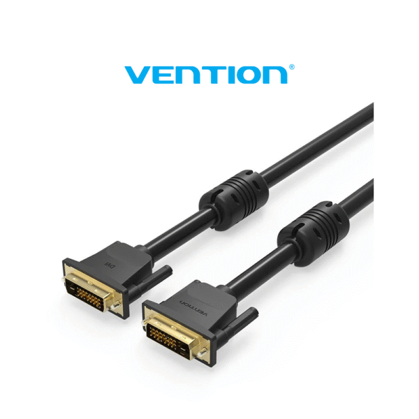 Vention 1.5 Meters DVI (24+1) Male to Male Cable