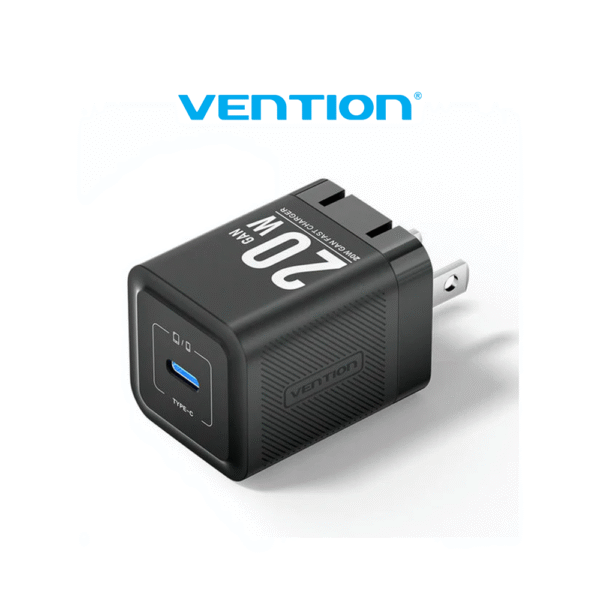 Vention 20W USB C US Gan Fast Charger Adapter