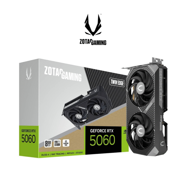 ZOTAC GAMING GeForce RTX 5060 Twin Edge 8GB Graphics Card GPU