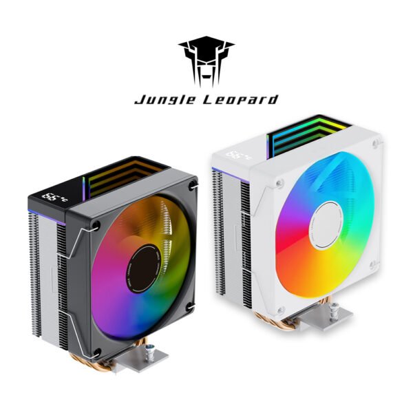 Jungle Leopard KF420E Digital ARGB CPU Cooler Black | White Air Cooler