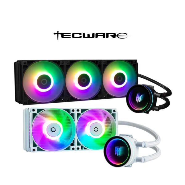 Tecware Mirage 240mm | 360mm / Black | White AIO ARGB Liquid Cooler