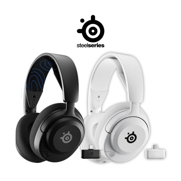 SteelSeries Arctis Nova 5 / 5P Black | White Wireless Gaming Headset Headphones