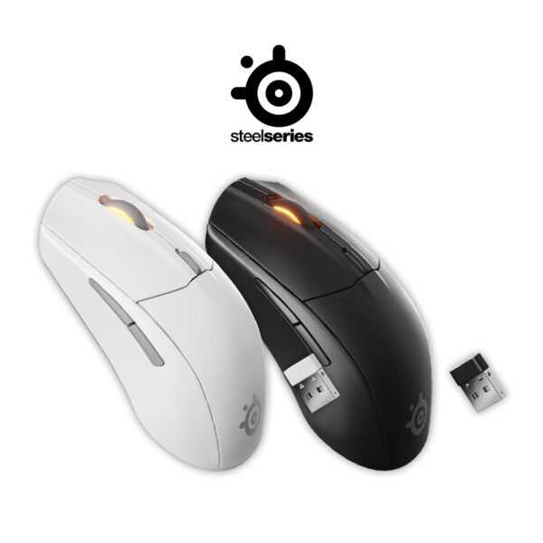 Steelseries Rival 3 Gen 2 WIRELESS Black | White Gaming Mouse