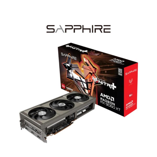 Sapphire NITRO+ AMD Radeon RX 9060XT OC Graphics Card GPU 9060XT Video Card GPU