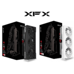 XFX Swift AMD Radeon RX 9060XT OC TRIPLE Fan Gaming Edition 16GB Black | White 9060XT Graphics Card GPU