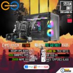 AMD Ryzen 7 7700 + RX 9070XT 16GB | 16GB RAM AM5 Desktop PC Build Bundle Set