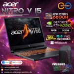 ACER NITRO V15 ANV15-41-R9D6 15.6" FHD 165Hz | Ryzen 5 6600H | RTX 4050 6GB | 16GB DDR5 | 512GB SSD | Windows 11 Home | MS Office Home & Student 2024 Gaming Laptop