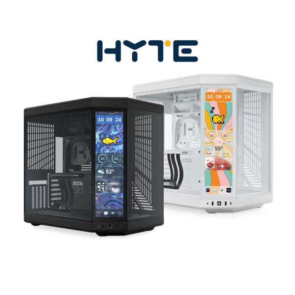 HYTE Y70 Touch Infinite LCD 14.9" Dual Chamber Mid-Tower ATX PC Case
