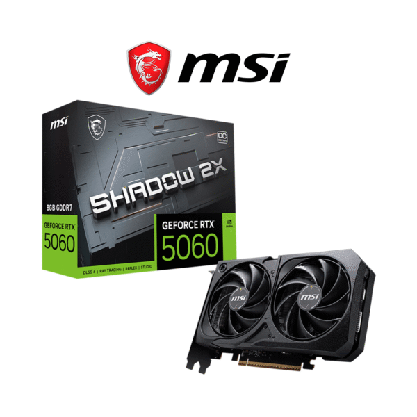 MSI GeForce RTX 5060 8G SHADOW 2X OC Graphics Card GPU