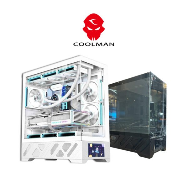 Coolman Millennium with Digital Display Case MATX PC Chassis