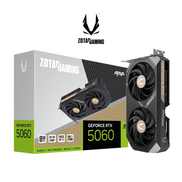 ZOTAC GAMING GeForce RTX 5060 AMP 8GB Graphics Card GPU