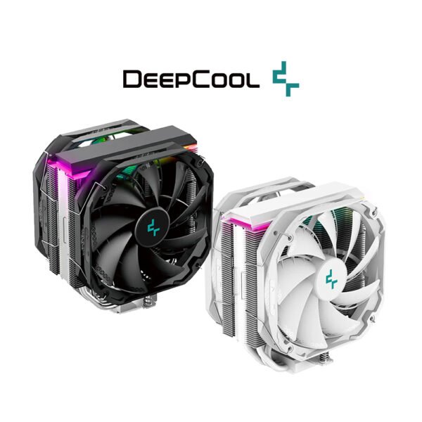 Deepcool AS500 Plus White | Black CPU Air Cooler Fan