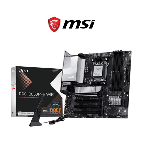MSI PRO B850M-P WIFI MATX Motherboard AM5