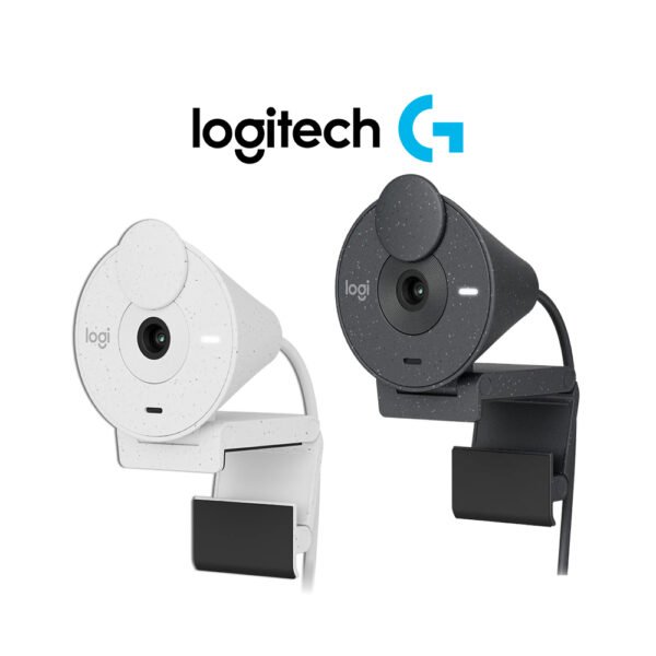 Logitech Brio 300 Black | White Full HD 1080p Webcam Camera